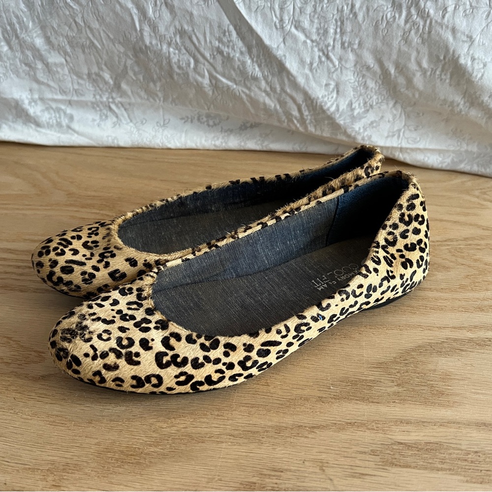 Dr. Scholl’s Leopard Ballerina Flats, Women’s 8